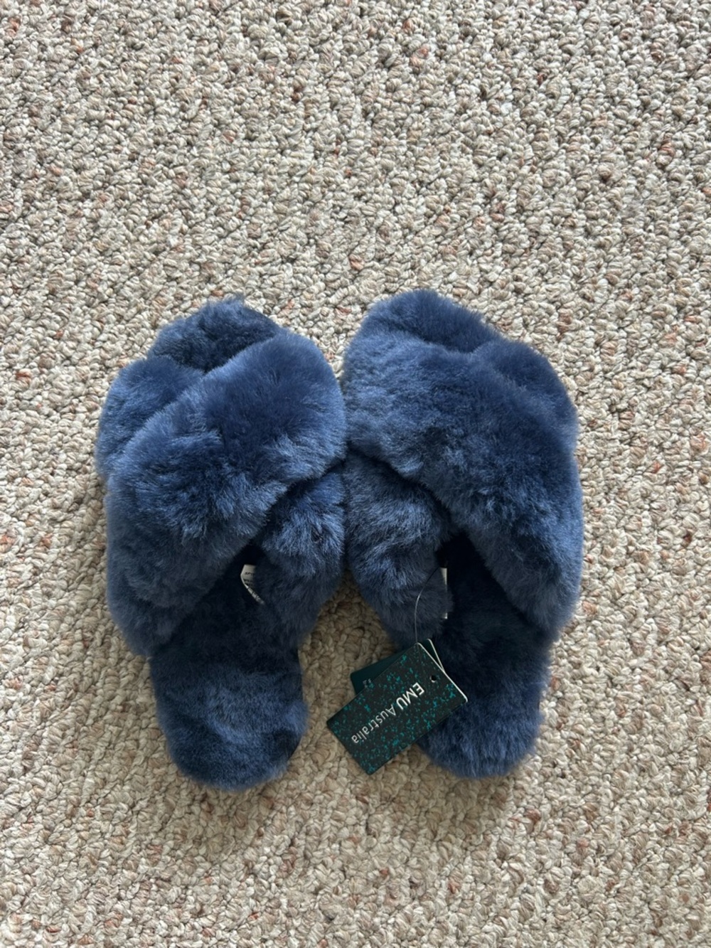 Emu Mayberry Navy Blue Sheepskin  Slippers